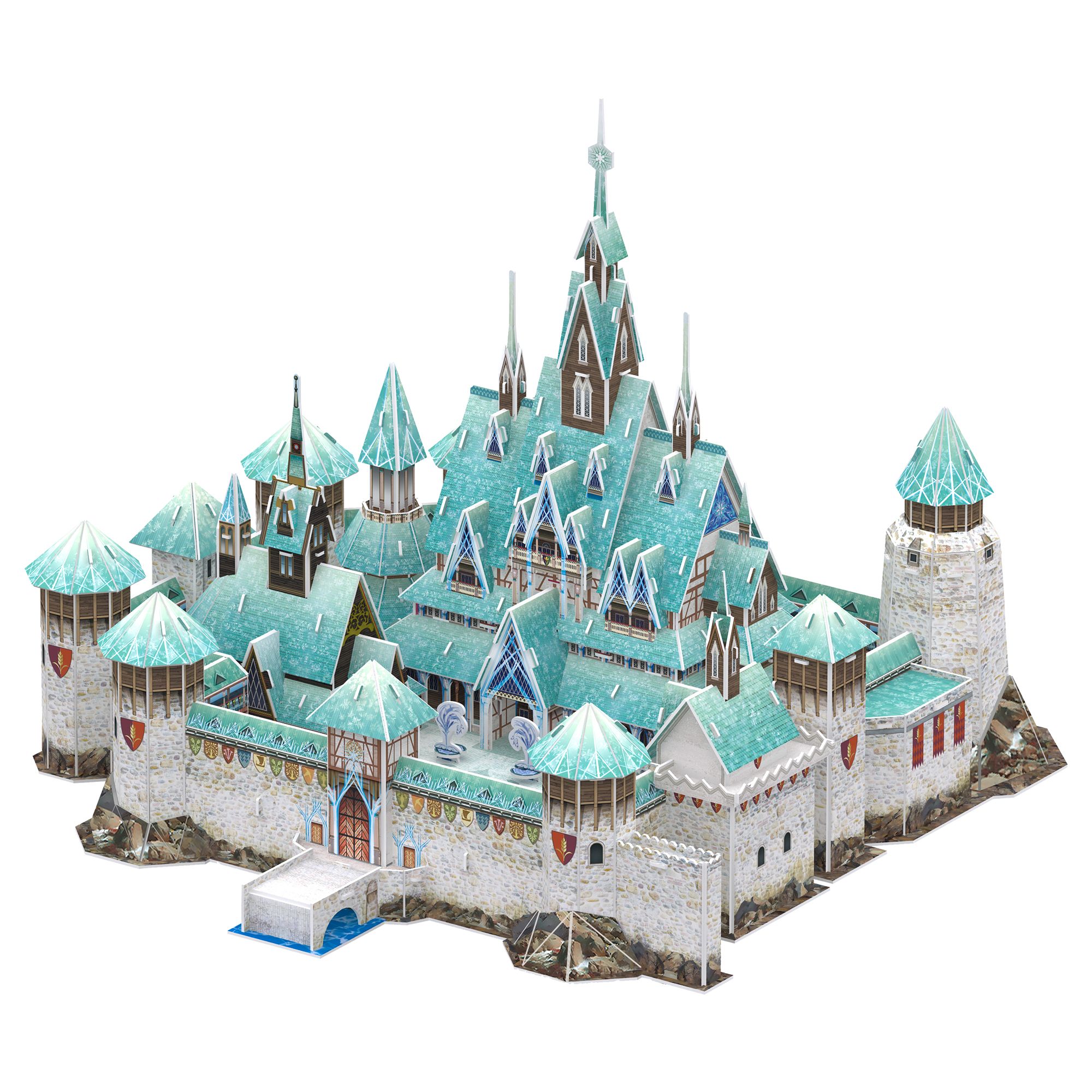 Frozen Arendelle Castle 3D Castle